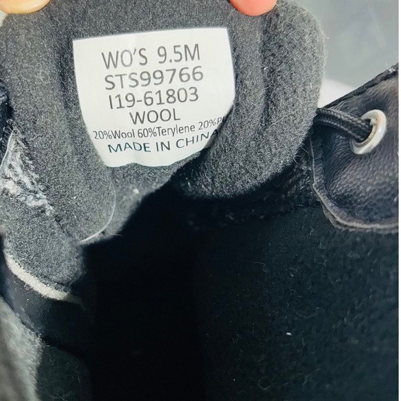 FINAL SALE 🚨 Sperry Syren Gulf Women's Duck Wool Boot 9.5 Grey/Black STS99766 - Picture 8 of 8